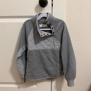 Abercrombie Kids Charcoal Quilted Sweatshirt